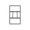 Multibrackets M Pro Series Enclosure 55 inch Wall plonas Medium Juoda Steel Landscape/Portrait