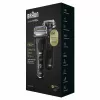 Elektrinė barzdaskutė BRAUN Series 9 Pro+ 9510s — 5 galvutės, skirta naudoti drėgnai ir sausai, ličio jonų baterija, 60 min. veikimo laikas, juoda