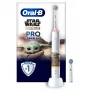 Oral-B PRO Junior Star Wars, Vaikams, Rotacinis dantų šepetėlis, Kasdienė priežiūra, Poliravimas, Jautriems dantims, Įvairiaspalvis, Baltas, 4 x 30 sek., Minkšti šereliai