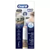 Oral-B PRO Junior Star Wars, Vaikams, Rotacinis dantų šepetėlis, Kasdienė priežiūra, Poliravimas, Jautriems dantims, Įvairiaspalvis, Baltas, 4 x 30 sek., Minkšti šereliai