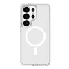 Cellularline Clear Mag - Galaxy S26 Ultra Itin atsparus permatomas dėklas su guminiu kraštu, suderinamas su Qi2 ekosistema ir magnetiniais priedais, apdorotas, kad nesigelstų.