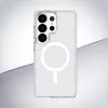 Cellularline Clear Mag - Galaxy S26 Ultra Itin atsparus permatomas dėklas su guminiu kraštu, suderinamas su Qi2 ekosistema ir magnetiniais priedais, apdorotas, kad nesigelstų.