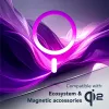 Cellularline Clear Mag - Galaxy S26 Ultra Itin atsparus permatomas dėklas su guminiu kraštu, suderinamas su Qi2 ekosistema ir magnetiniais priedais, apdorotas, kad nesigelstų.
