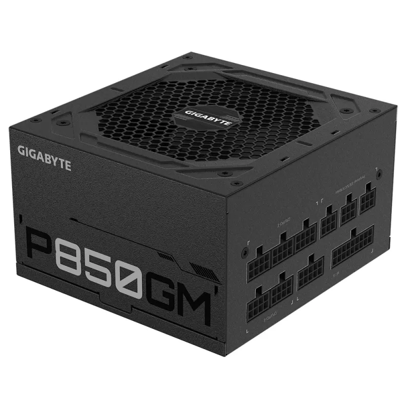 GIGABYTE P850GM maitinimo blokas 850 W 20+4 kontaktų ATX ATX juodas