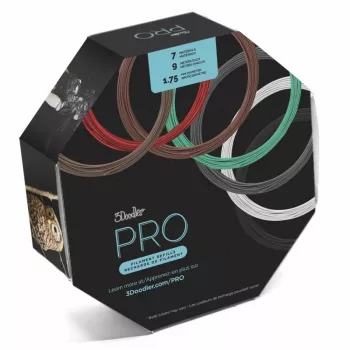 3Doodler PRO-FILLS 3D spausdinimo medžiaga Varis, Polipieno rūgštis (PLA), Polipieno rūgšties-anglies pluoštas (PLA-CF), Medienos pluoštas Vario, Žalia, Pilka, Balta, Medienos, Raudona, Bronzinė