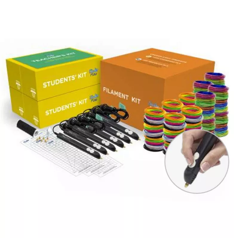 3Doodler FLOWEDU 3D rašiklis, juodas