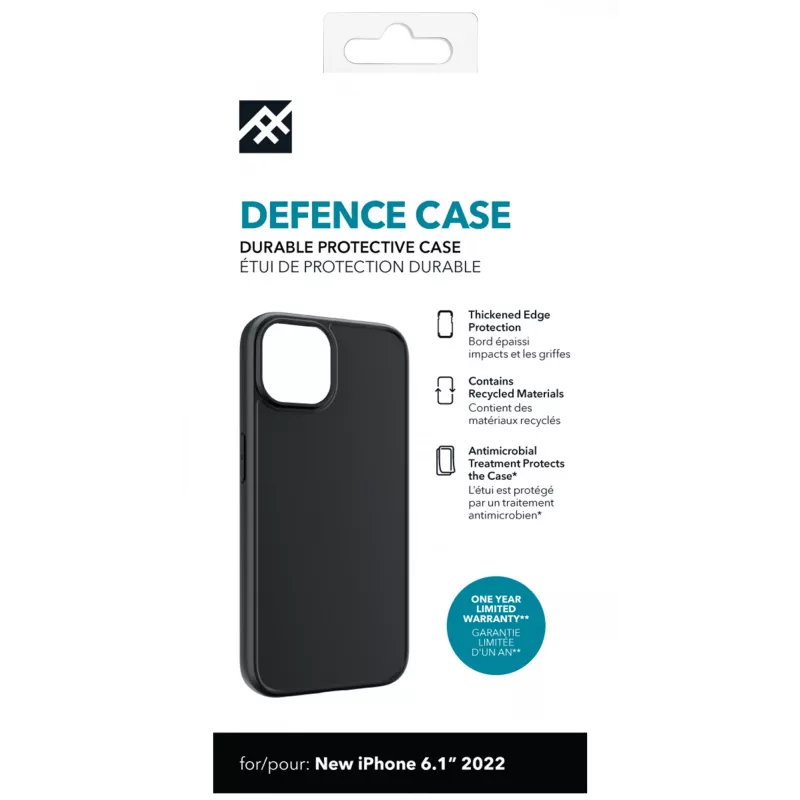 IFROGZ Defence mobiliojo telefono dėklas 15,5 cm (6,1 colio) Užvalkalas Juoda