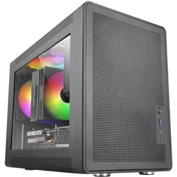 Kompiuterio korpusas Mars Gaming MCXPS mATX itin kompaktiškas juodas