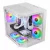 Mars Gaming MC-3TLITEW Mini Tower baltas