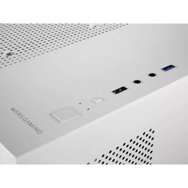 Mars Gaming MC-3TLITEW Mini Tower baltas