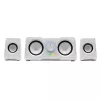 Mars Gaming MS22W kompaktiškos žaidimų kolonėlės 2.2 RGB Flow subwooferis + 4 aktyvios kolonėlės DSP garsas 35W balta