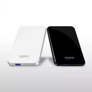 Axagon EE25-S6 atminties diskų dėklas HDD/SSD dėklas Baltas 2.5 colio