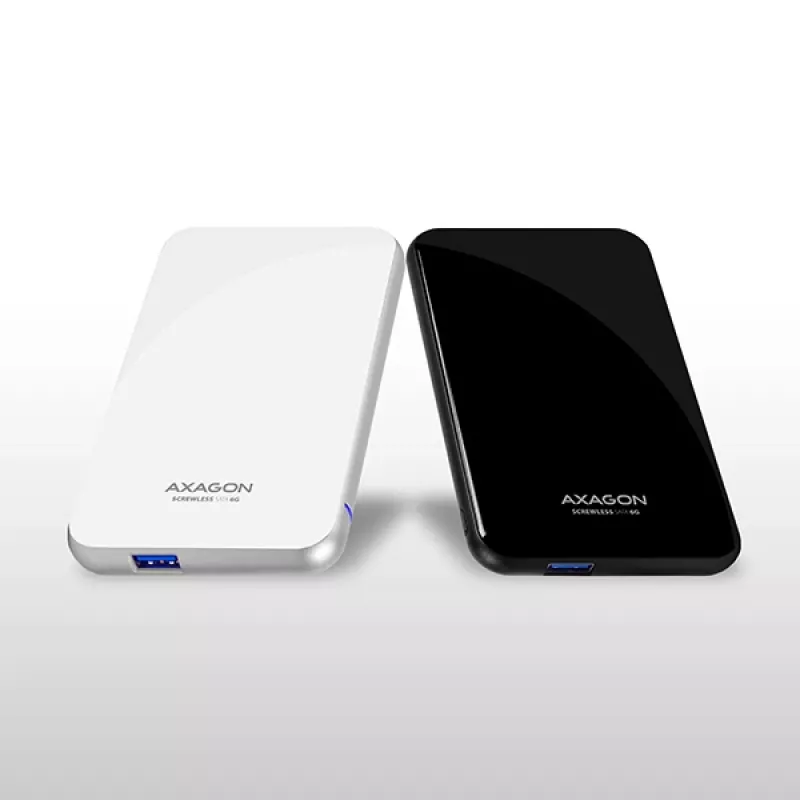 Axagon EE25-S6 atminties diskų dėklas HDD/SSD dėklas Baltas 2.5 colio
