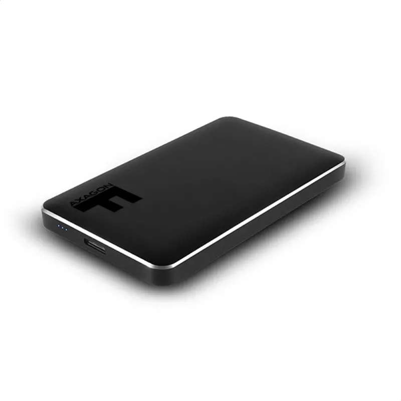 Axagon EE25-F6B atminties diskų dėklas HDD/SSD dėklas Juoda 2,5 colio