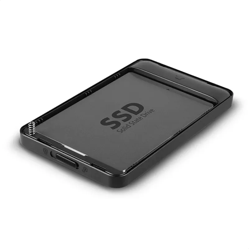 Axagon EE25-F6B atminties diskų dėklas HDD/SSD dėklas Juoda 2,5 colio