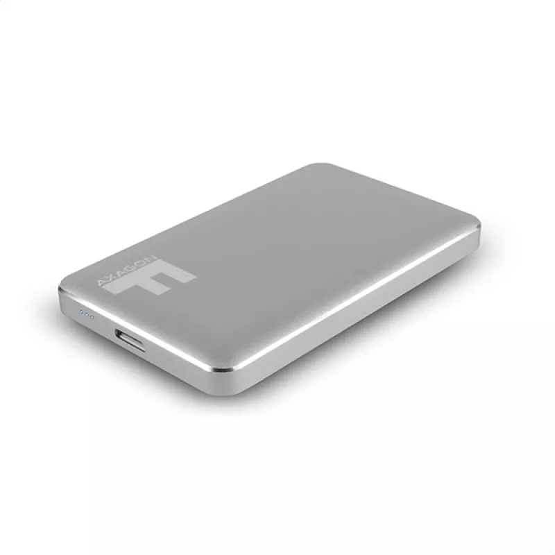 Axagon EE25-F6G atminties diskų dėžutė HDD/SSD dėžutė Pilka 2,5 colio
