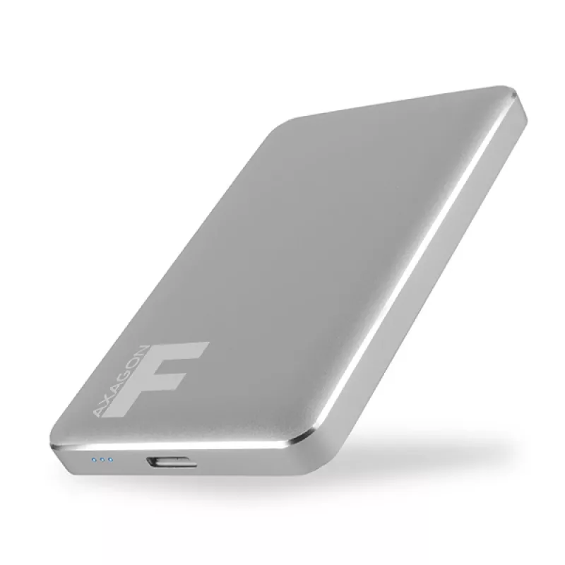 Axagon EE25-F6G atminties diskų dėžutė HDD/SSD dėžutė Pilka 2,5 colio