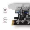 Axagon PCEU-430VL sąsajos plokštės / adapteris Vidinis USB 3.2 Gen 1 (3.1 Gen 1)