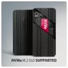 Axagon EEM2-40G USB-C 40Gbps M.2 NVMe SSD korpusas, ARMORED aliuminis