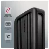 Axagon EEM2-40G USB-C 40Gbps M.2 NVMe SSD korpusas, ARMORED aliuminis