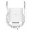 Įkroviklis TRUST Maxo 100W 2 prievadų USB-C GaN — 100 W, 2x USB-C, maks. 20 V, AC patalpoms, 2 m kabelis, balta