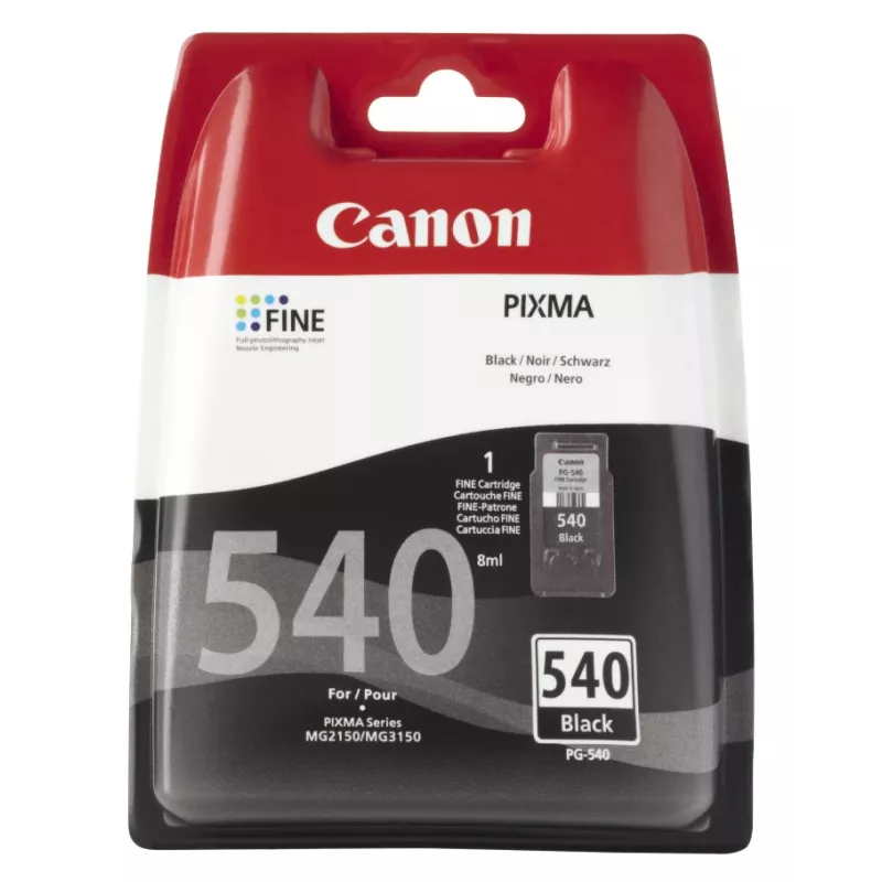 “Canon PG-540” rašalo kasetė 1 vnt. Originali standartinės talpos Photo Juoda