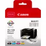 Canon PGI-1500 BK/C/M/Y rašalo kasetės kelių spalvų rinkinys, juoda, žydra, purpurinė, geltona, pigmentinis rašalas, pigmentinis rašalas, 12,4 ml, kelių pakuočių