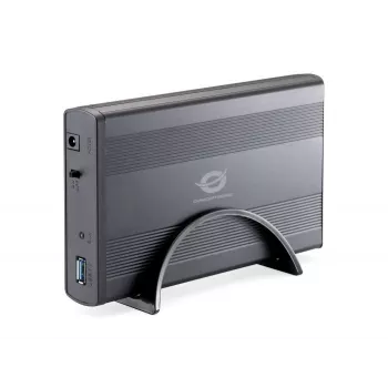 Conceptronic 3,5 colio kietojo disko dėžutė USB 3.0, HDD korpusas, 3,5 colio, Serial ATA, Serial ATA II, 4,8 Gbit/s, USB ryšys, grafito spalvos