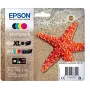 Epson 603 XL rašalo kasetė 1 vnt. Originali Didelio (XL) našumo Juoda, Žydra, Purpurinė, Geltona