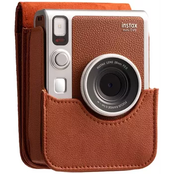 Fujifilm Instax Mini EVO dėklas-dangtelis rudas