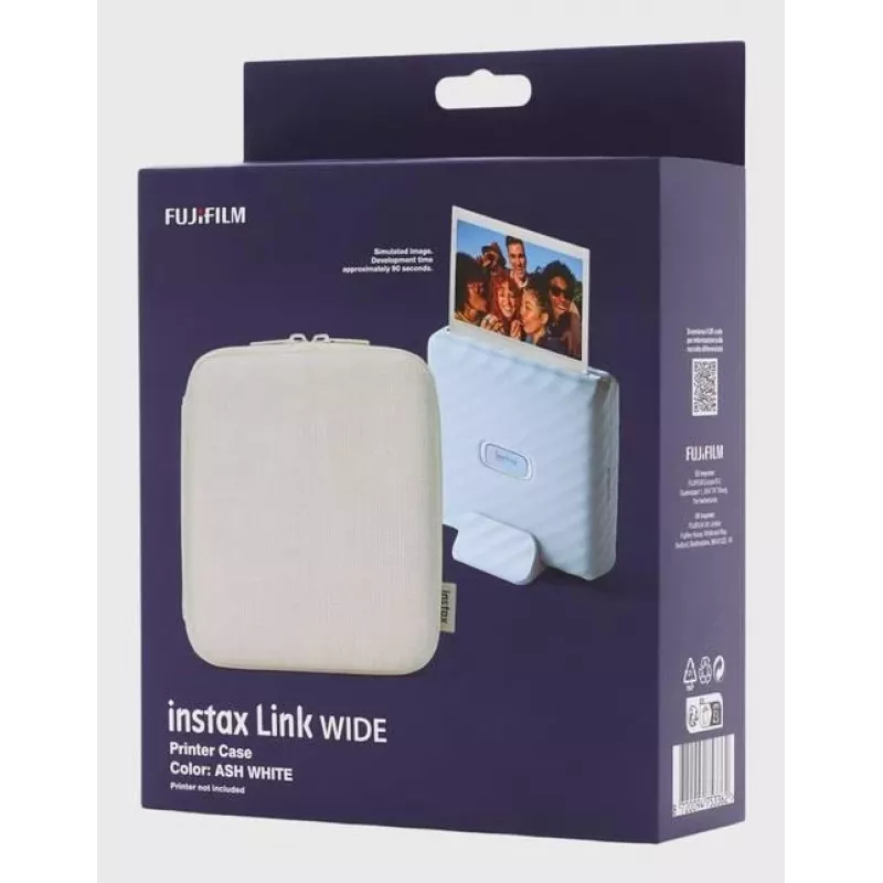 Spausdintuvo dėklas Fujifilm, skirtas instax Link Wide (modelis 70100162648) — pelenų baltumo