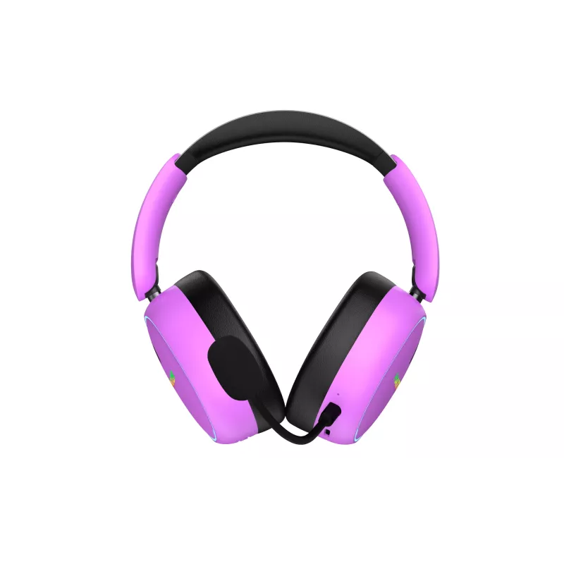 HATOR Phoenix 2 belaidžio laisvų rankų įranga laidinė ir belaidė juostinė žaidimų USB Type-C / USB Type-A Bluetooth violetinė