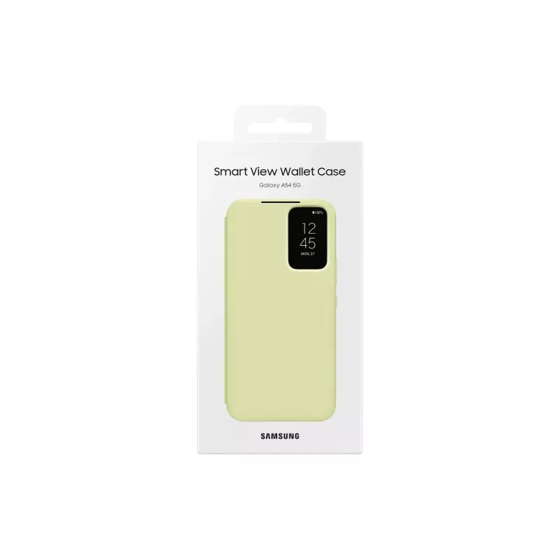 Samsung EF-ZA546 mobiliojo telefono dėklas 16,3 cm (6,4″) Piniginės tipo dėklas Žaliosios citrinos spalvos