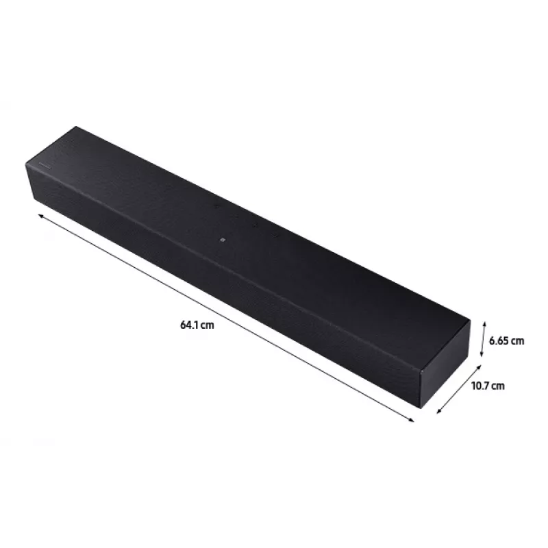 Samsung C-Series HW-B400F/XN soundbar speaker Juoda, Titanium 2.0 channels 40 W
