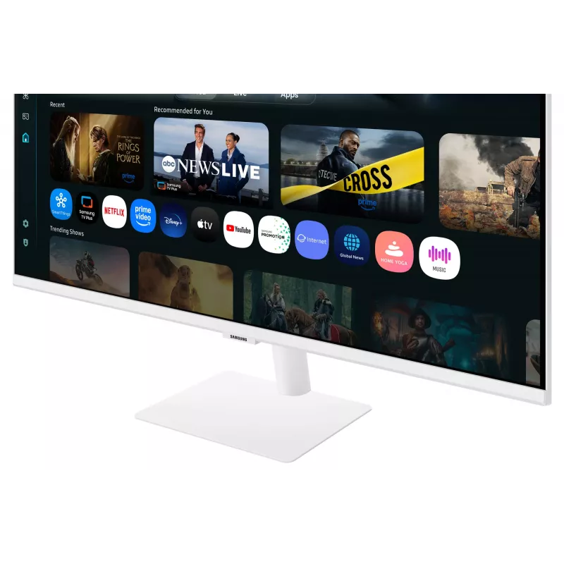 Samsung M7 M70F kompiuterio monitorius 81,3 cm (32 coliai) 3840 x 2160 pikselių 4K Ultra HD LED baltas