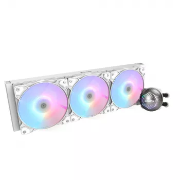 Zalman ALPHA36 White CPU skysčio aušintuvas 360 mm radiatorius 3 x 120 mm ventiliatorius ARGB siurblys dviejų procesorių „viskas viename“ skysčio aušintuvas 12 cm