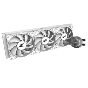 Zalman ALPHA36 White CPU skysčio aušintuvas 360 mm radiatorius 3 x 120 mm ventiliatorius ARGB siurblys dviejų procesorių „viskas viename“ skysčio aušintuvas 12 cm
