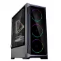 Zalman Z8 TG ATX Mid Tower PC korpusas, ARGB ventiliatorius x3, T/G Midi Tower Juoda