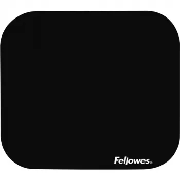 Fellowes Premium pelės kilimėlis - Juodas, Juoda, Vienspalvis, Poliesteris, Guma
