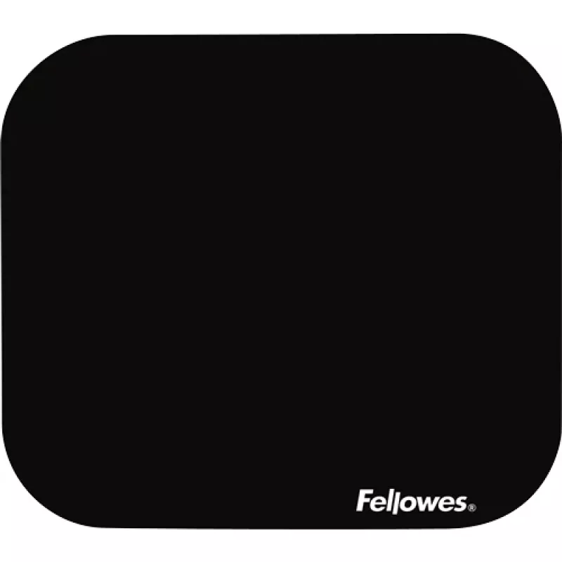 Fellowes Premium pelės kilimėlis - Juodas, Juoda, Vienspalvis, Poliesteris, Guma