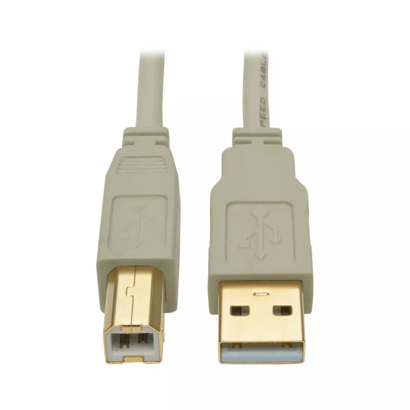 USB 2.0 A–B laidas Tripp Lite U022-006-BE 6 pėdų smėlio spalvos