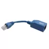 Tinklo kabelis Tripp Lite N034-05N-BL RJ45 M/F Cat6 0,127 m Mėlynas