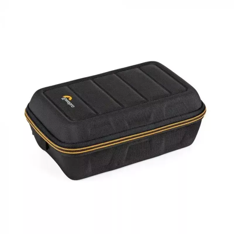 Fotoaparato dėklas Lowepro HARDSIDE CS 60 — kieto korpuso kompaktiškas dėklas, 140×85×227 mm, juoda/oranžinė