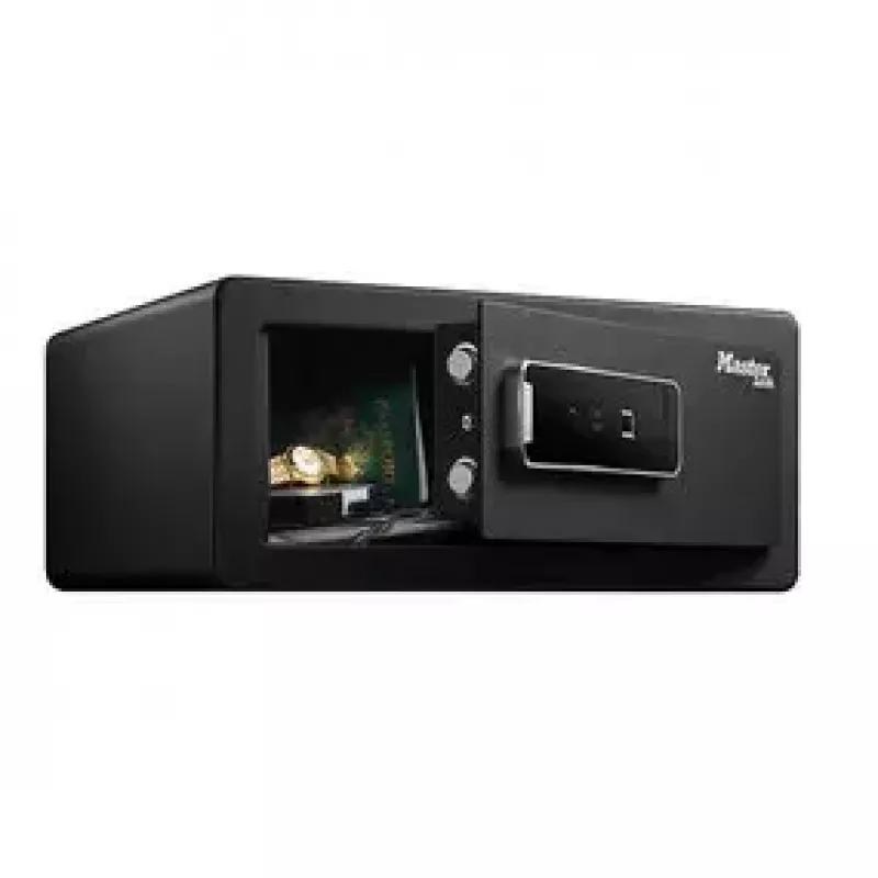 Pastatomas seifas MASTER LOCK LX110BEURHRO juodas 2 raktai Pirštų antspaudų skaitytuvas