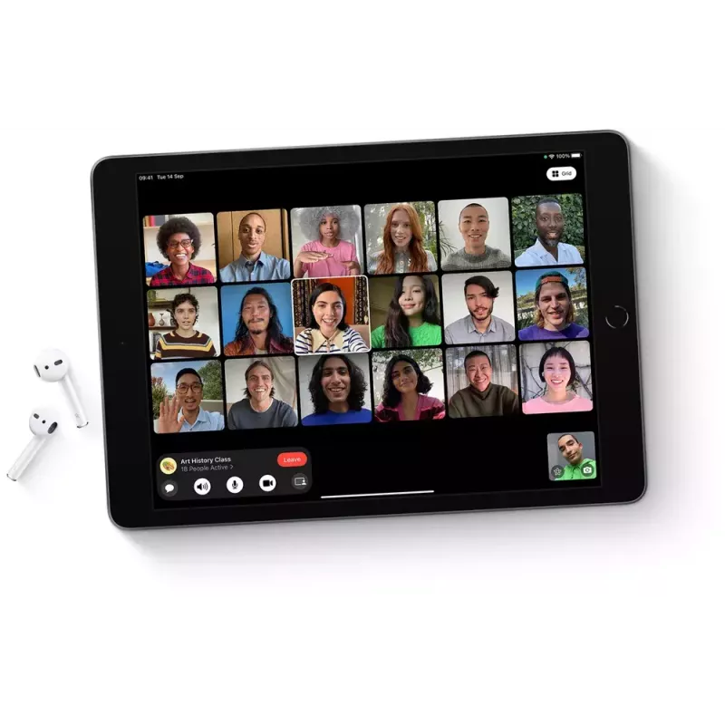 Planšetinis kompiuteris Apple iPad 10,2 colio (25,9 cm) 256 GB Wi‑Fi (802.11ac) A13, iPadOS 15, pilka, 8 MP / 12 MP