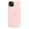 Silikoninis dėklas Apple iPhone 14 Plus MagSafe Chalk Pink