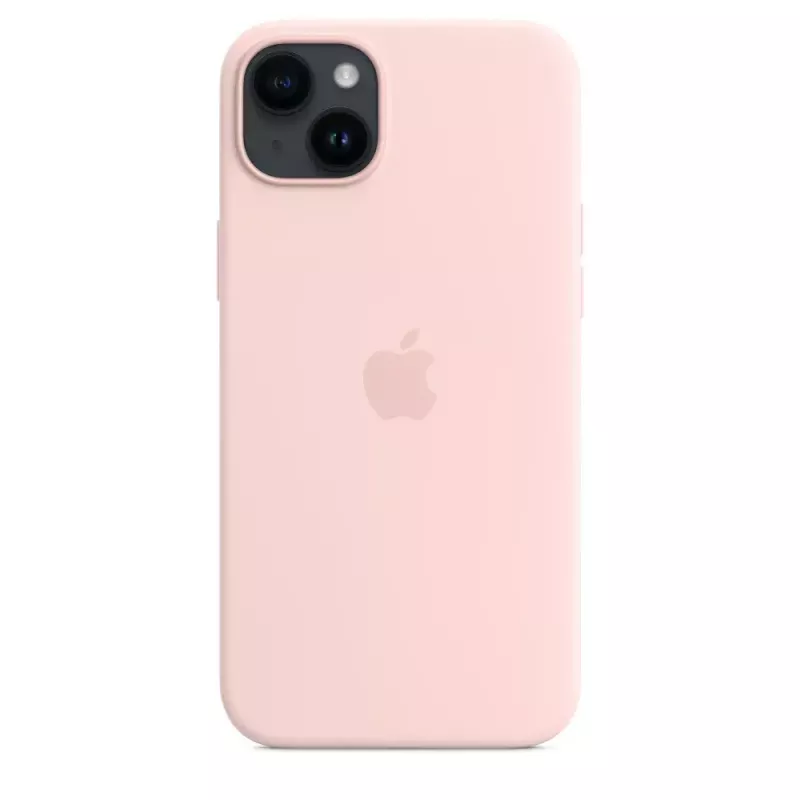 Silikoninis dėklas Apple iPhone 14 Plus MagSafe Chalk Pink