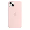 Silikoninis dėklas Apple iPhone 14 Plus MagSafe Chalk Pink