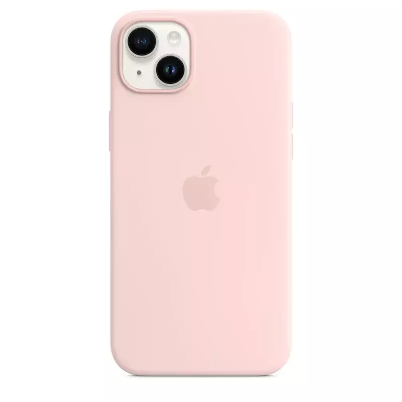 Silikoninis dėklas Apple iPhone 14 Plus MagSafe Chalk Pink