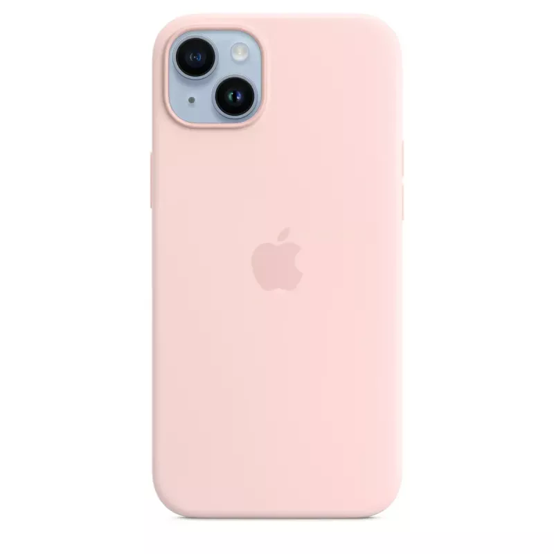 Silikoninis dėklas Apple iPhone 14 Plus MagSafe Chalk Pink
